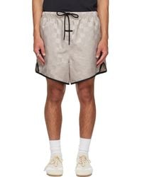 Fear Of God - Checkered Gym Shorts - Lyst