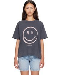 Anine Bing - Cade Smiley T-Shirt - Lyst