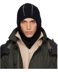 MM6 by Maison Margiela - Ribbed Wool Balaclava - Lyst