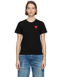 T-shirt Comme des Garçons en coloris Noir Femme Vêtements Tops T-shirts 