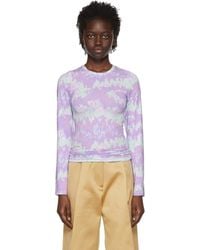 ROKH - Purple Polyester T-shirt - Lyst
