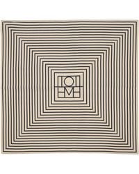 TOTEME - Signature Monogram Silk Scarf - Lyst