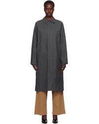 【関税込み】Baserange ベージュ Even ロングコート Baserange ベージュ Even ロングコート ブラック | Lyst