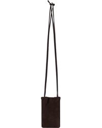 The Row - Brown Bourse Phone Pouch - Lyst
