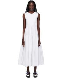 Cecilie Bahnsen - White Ruth Midi Dress - Lyst