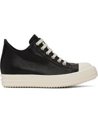 Rick Owens - Leather Low-Top Sneakers - Lyst
