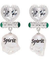 Jiwinaia - 'spirit' Pearl Drop Earrings - Lyst