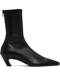 KHAITE - Arizona Stretch Ankle Boots - Lyst