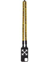 Off-White c/o Virgil Abloh - Black & Yellow Necklace Iphone 12/12 Pro Case - Lyst