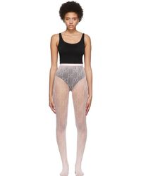 Gucci Pink GG Supreme Tights