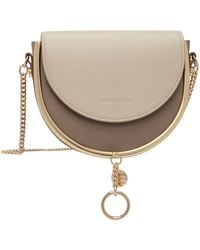 See By Chloé - Gray & Taupe Mara Evening Bag - Lyst