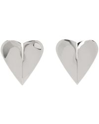 Alaïa - 'Le Cœur Torn' Earrings - Lyst