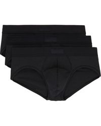 Skims - Three-Pack Cotton Briefs - Lyst