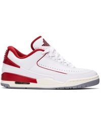 Nike - Baskets air jordan 2/3 blanc et rouge - Lyst
