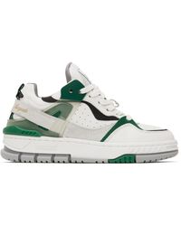Axel Arigato - White & Green Astro Sneakers - Lyst