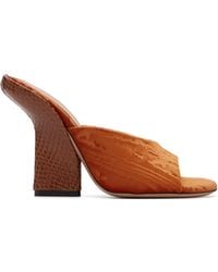 Dries Van Noten - Velvet Heeled Sandals - Lyst