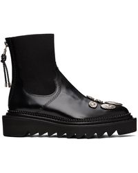Toga - Side Gore Metal Boots - Lyst