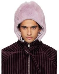 Acne Studios - Shearling Hat - Lyst