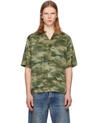 Amiri - Ma Quad Camo Camp Shirt - Lyst