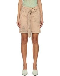 KNWLS - Issa Denim Miniskirt - Lyst