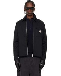 Moncler - Cotton Blend Gabardine Shirt Jacket - Lyst