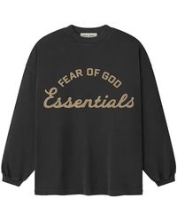 Fear Of God - Training 90's Long-Sleeve T-Shirt "Faded Iron" 125Sp264101F" - Lyst