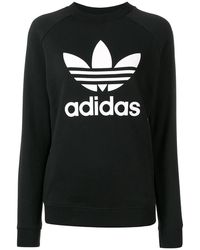 adidas - Originals Trefoil Crewneck Sweatshirt Dv2612" - Lyst