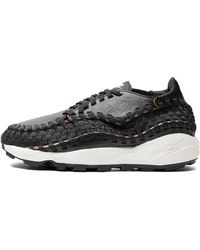Nike - Air Footscape Woven Premium "black Croc" Shoes - Lyst
