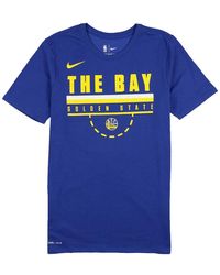 Nike - Nba Golden State Warriors The Bay T‑Shirt "Rush" 933615 495" - Lyst