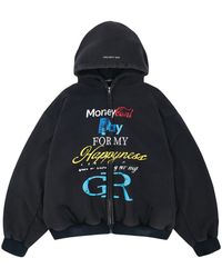 PROJECT G/R - Happiness Zip-Up Hoodie Pgr003" - Lyst