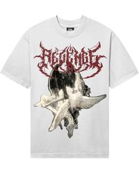 REVENGE - Fallen Angel T-Shirt "Cement" Rev0039" - Lyst