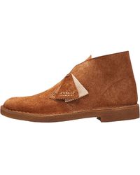 Clarks - Originals Desert Boot "Ginger Hairy Suede" 68531 Ginger" - Lyst