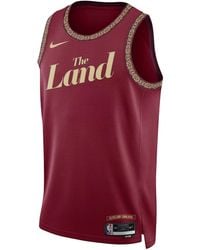 Nike - Nba Cavaliers City Edition Swingman Jersey 23 "Team Crimson" Dx8528 698" - Lyst