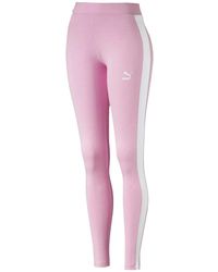 PUMA - Classics Logo T7 Leggings "Pale" 575075 21" - Lyst