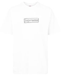 Supreme - Kaws Chalk Logo T-Shirt "Ss21" Su10617" - Lyst