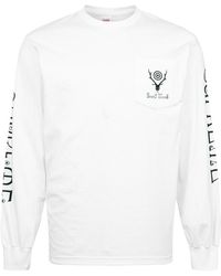 Supreme - South2 West8 L/S Pocket T-Shirt "Ss21" Su10407" - Lyst