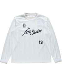 Acne Studios - Logo Sports Jersey Top Bl0437 100" - Lyst