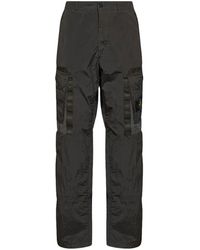Stone Island - Nylon Metal Loose-Fit Tape Trim Pockets Cargo Pants "Coal" 3100010 S0019 V0078" - Lyst