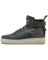 Nike - Sf Af1 Mid "Dark" 917753 004" - Lyst