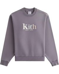 Kith - Asher New York Crewneck Sweatshirt "Monsoon" Khw030444 503" - Lyst