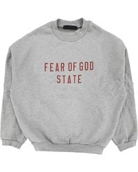 Fear Of God - Fleece Crewneck "Dark Heather" 192Bt246261F" - Lyst