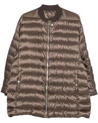 Moncler - Rick Owens Woven Flight Parka Jacket "Dark Dust" Mon35" - Lyst