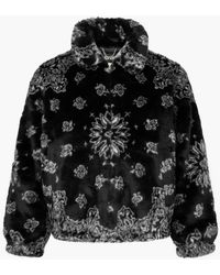 Supreme Bandana-print Bomber Jacket in Black | Lyst