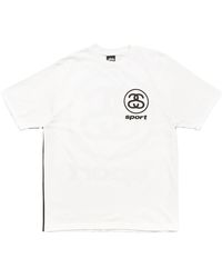 Stussy - Link Sport Pigment Dyed Tee "Natural" Stus520" - Lyst
