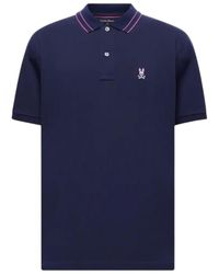 Psycho Bunny - Rex Performance Pique Polo "Evening" Mt0100203 402" - Lyst