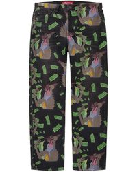Supreme - All Dogs Go To Heaven Loose Fit Jean "Fw25 - Lyst