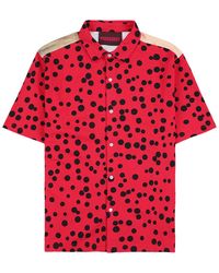 Pleasures - Jason Landis Bug Eye Ss Woven Button Up P26F020" - Lyst