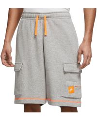 Nike - Sportswear Just Do It Woven Shorts "Heather" Dd6300 010" - Lyst