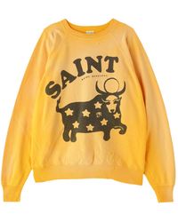 SAINT Mxxxxxx - Cow Crewneck Sweatshirt Sm A23 0000 022" - Lyst