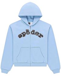 Sp5der - Mixed Stone Og V2 Zip Hoodie "Rock" 535" - Lyst